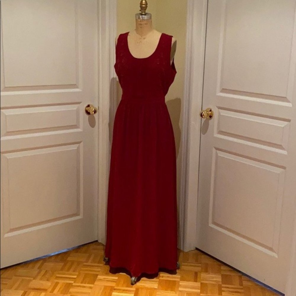 Red Summer Maxi Dress